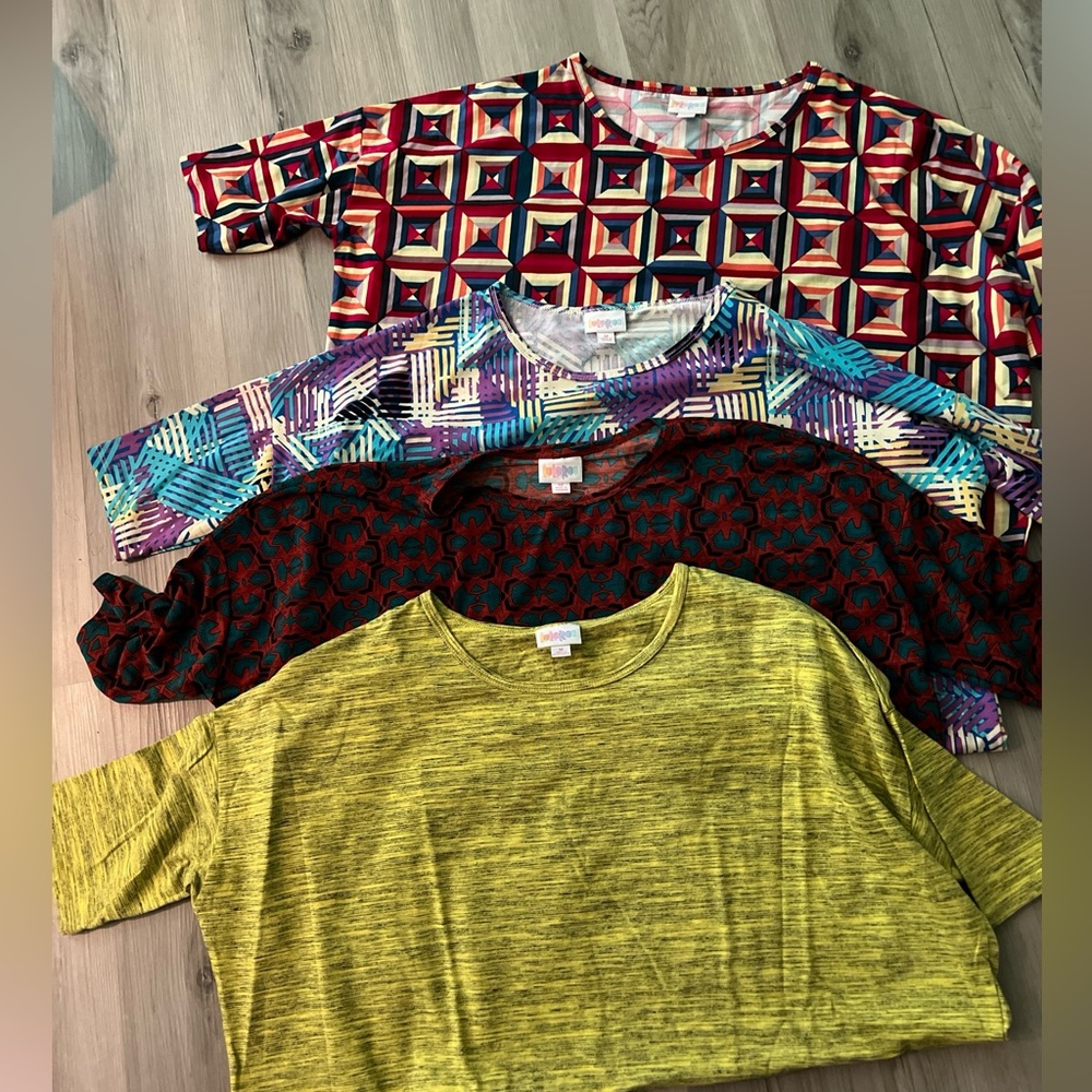 Lot of 4 Lularoe Irma Top